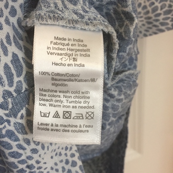 J. Crew Mercantile Blue Chambray Drawstring Romper 4 Small Boho Preppy NWT $90 - Picture 10 of 10